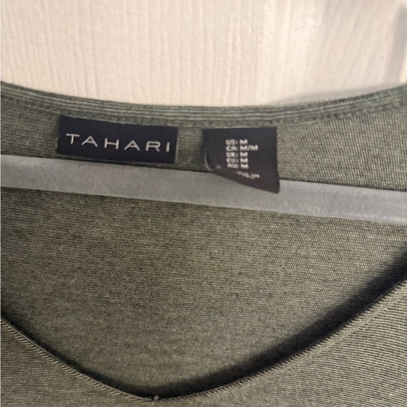 Tahari Sage Green Shirt - Picture 2 of 3
